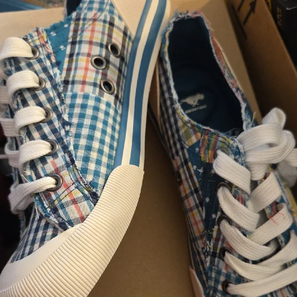 Colorful Adult Rocket Dog Sneakers - Picture 6 of 8